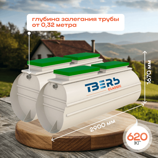 Септик ТВЕРЬ-3 — общий вид